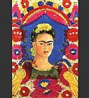 Frida Kahlo Canvas Paintings - The Frame